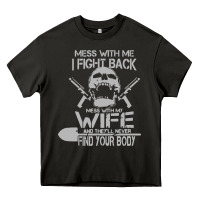 Asphalt mess with my wife and they Heavy Core Tee - linhVisuals