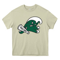 Mossy tulane green wave Heavy Core Tee - linhVisuals