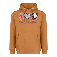 Meerkat Peace Love Pitties Heavyweight Hoodie - Jasminsmagicworld