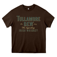 Chocolate Brown tullamore dew Heavy Core Tee - linhVisuals