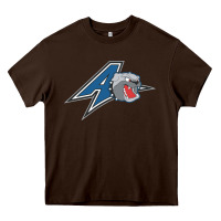 Chocolate Brown unc asheville bulldogs Heavy Core Tee - linhVisuals