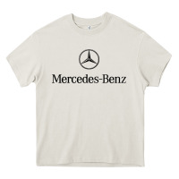 Cream mercedez benz [tw] Heavy Core Tee - linhVisuals