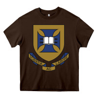 Chocolate Brown university of queensland Heavy Core Tee - linhVisuals