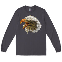 Smoke Bald Head Eagle Long Sleeve Tee - LillyAllenDesigns