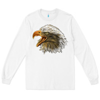 White Bald Head Eagle Long Sleeve Tee - LillyAllenDesigns