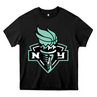 Black new york women sport Heavy Core Tee - linhVisuals