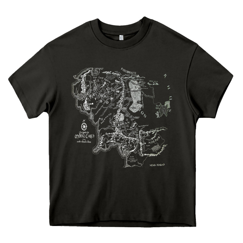 Middle Earth Map [tb] Heavy Core Tee by linhVisuals | Teevron