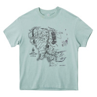 Arona middle earth map [tw] Heavy Core Tee - linhVisuals