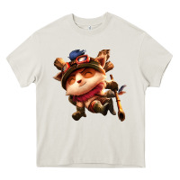 Cream league of legends teemo Heavy Core Tee - linhVisuals