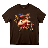 Chocolate Brown league of legends teemo Heavy Core Tee - linhVisuals