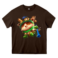 Chocolate Brown league of legends teemo Heavy Core Tee - linhVisuals