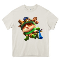Cream league of legends teemo Heavy Core Tee - linhVisuals