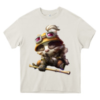 Cream league of legends teemo Heavy Core Tee - linhVisuals