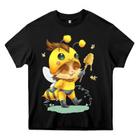 Black league of legends beemo Heavy Core Tee - linhVisuals
