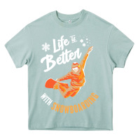 Arona snowboard t  shirt snowboarding i snowboarder i winter sports t  shirt Heavy Core Tee - linhVisuals
