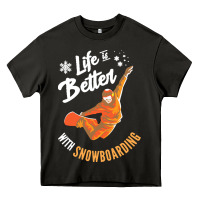 Asphalt snowboard t  shirt snowboarding i snowboarder i winter sports t  shirt Heavy Core Tee - linhVisuals