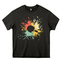 Asphalt ping pong t  shirt p i n g p o n g i n k s p l a s h t  shirt Heavy Core Tee - linhVisuals