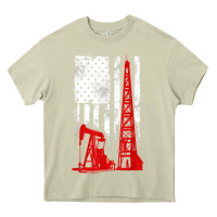 Mossy oilfield shirt   us flag oil rig shirt Heavy Core Tee - linhVisuals