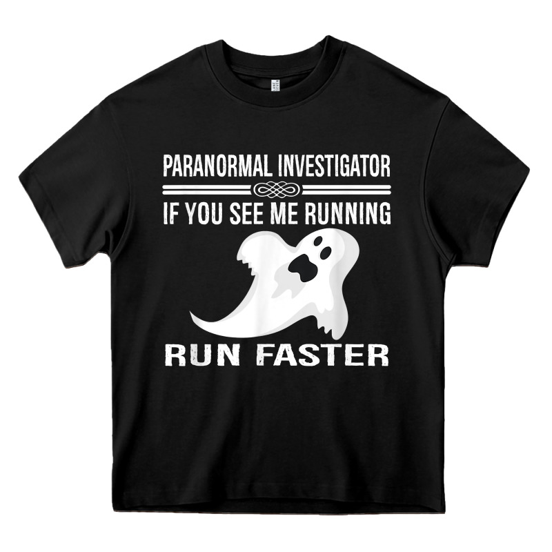 Paranormal Investigator Ghost Hunting T Shirt Heavy Core Tee by linhVisuals | Teevron