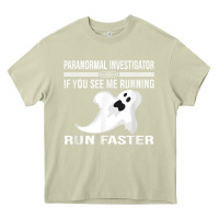 Mossy paranormal investigator ghost hunting t shirt Heavy Core Tee - linhVisuals