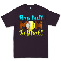 Plum baseball mom softball Premium Tee - BundleAndBundleShop