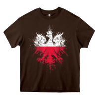 Chocolate Brown polish eagle  polish pride  polish flag  polish t shirt Heavy Core Tee - linhVisuals