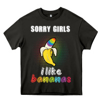 Asphalt mens sorry girl i like bananas funny lgbt gay pride tshirt gifts Heavy Core Tee - linhVisuals