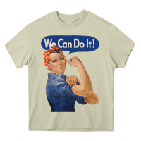Mossy rosie the riveter shirt we can do it feminist retro t shirt Heavy Core Tee - linhVisuals