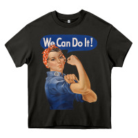 Asphalt rosie the riveter shirt we can do it feminist retro t shirt Heavy Core Tee - linhVisuals