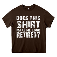 Chocolate Brown retirement gifts for men funny retirement shirt for party Heavy Core Tee - linhVisuals
