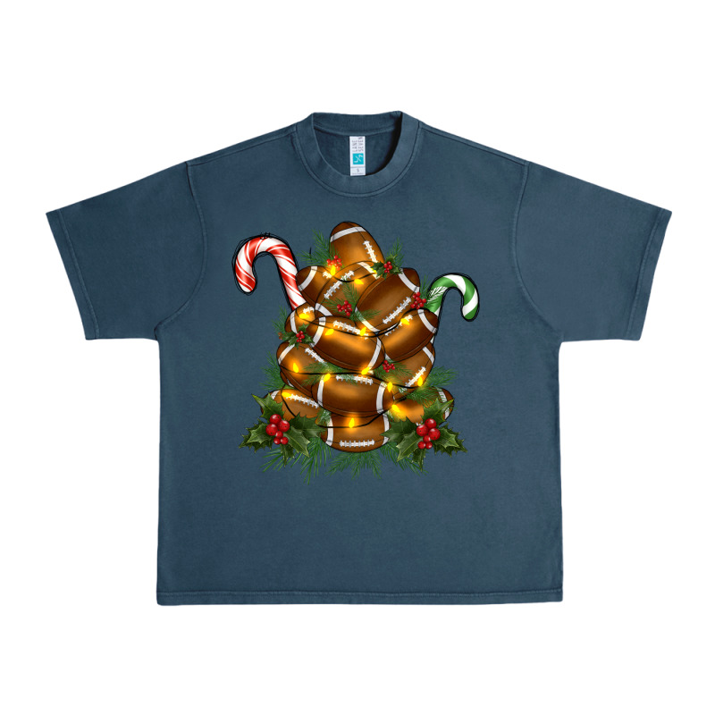 Football Tree Christmas Urban Heavy Tee by RanaPortraitStore | Teevron
