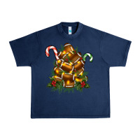 Navy football tree christmas Urban Heavy Tee - RanaPortraitStore