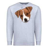 Heather Grey Jack Russel Premium Sweatshirt - Jasminsmagicworld