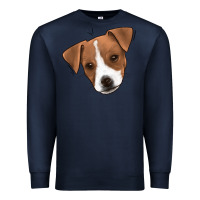 Navy Jack Russel Premium Sweatshirt - Jasminsmagicworld