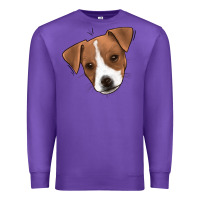 Purple Jack Russel Premium Sweatshirt - Jasminsmagicworld