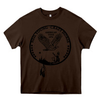 Chocolate Brown neil young crazy horse american tour 1976 [tw] Heavy Core Tee - linhVisuals
