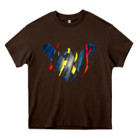 Chocolate Brown nightwing super hero Heavy Core Tee - linhVisuals
