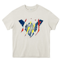 Cream nightwing super hero Heavy Core Tee - linhVisuals