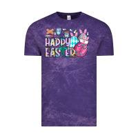 Cloud Purple happy easter nurse Vintage Tee - CowhideDigitalArt