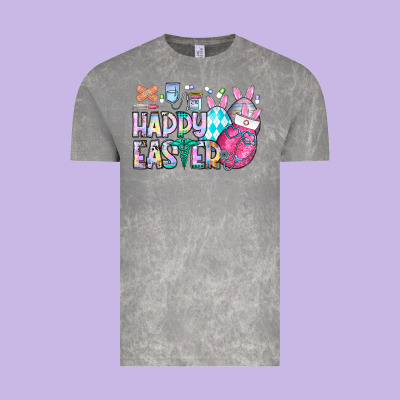 Happy Easter Nurse Vintage Tee Designed By Cowhidedigitalart