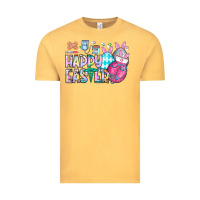 Vintage Mustard happy easter nurse Vintage Tee - CowhideDigitalArt