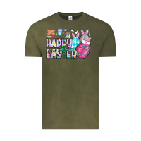 Vintage Olive happy easter nurse Vintage Tee - CowhideDigitalArt