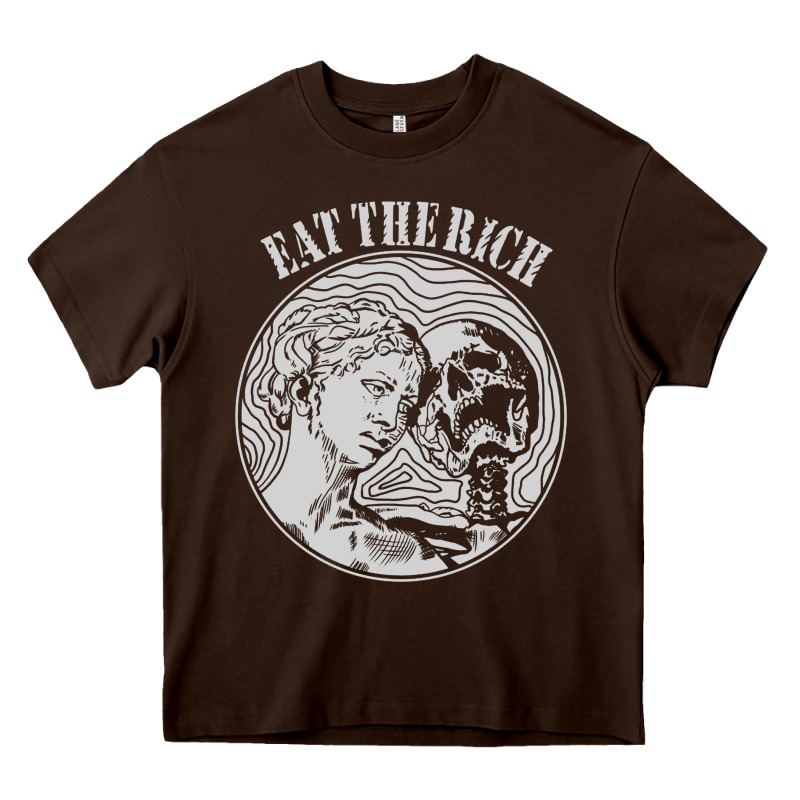 Eat The Rich Heavy Core Tee by linhVisuals | Teevron