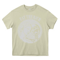 Mossy eat the rich Heavy Core Tee - linhVisuals