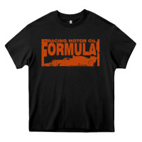 Black formula 1 Heavy Core Tee - linhVisuals