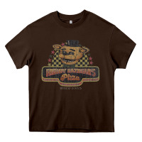 Chocolate Brown freddy fazbear's pizza 1983   five nights at freddys Heavy Core Tee - linhVisuals