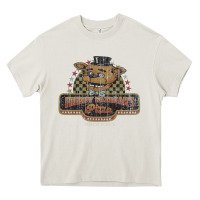 Cream freddy fazbear's pizza 1983   five nights at freddys Heavy Core Tee - linhVisuals