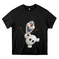 Black olaf frozen 01 Heavy Core Tee - linhVisuals