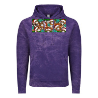 Cloud Purple Santa skeleton christmas Vintage Hoodie - Artiststas