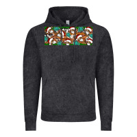 Vintage Black Santa skeleton christmas Vintage Hoodie - Artiststas